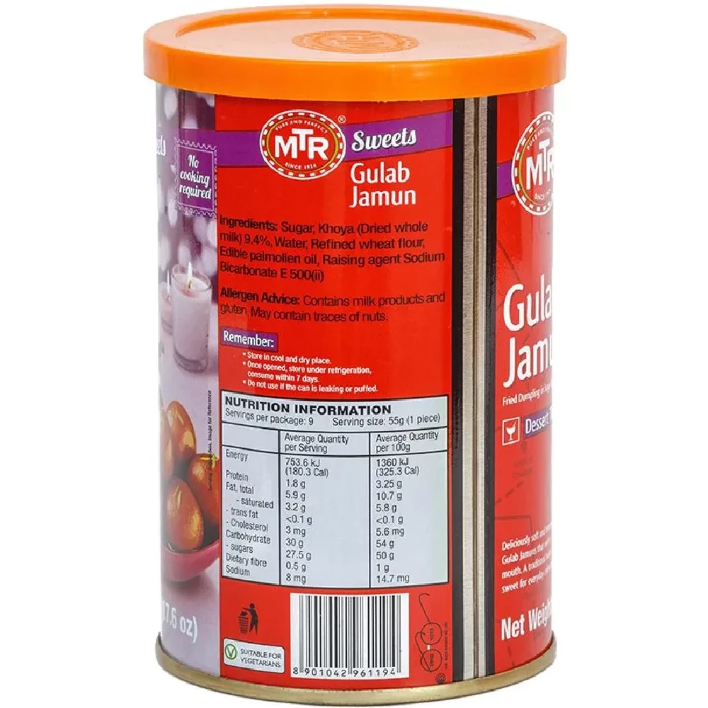MTR Gulab Jamun, 500 g Tin-2.webp